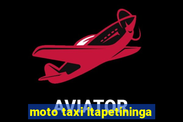 moto taxi itapetininga